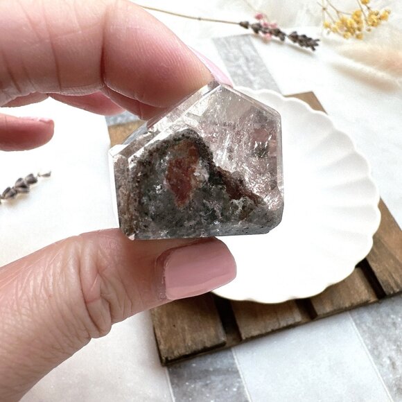 Small Garden Quartz Lodalite Free Form | Garden Quartz Gusher - Picture 7 of 10